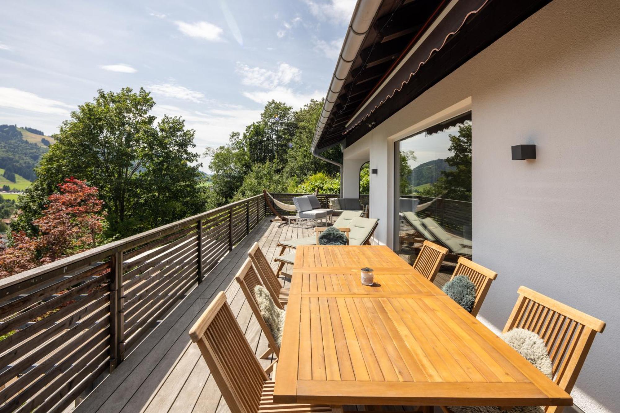 Wald Lounge Villa Oberstaufen Exteriör bild
