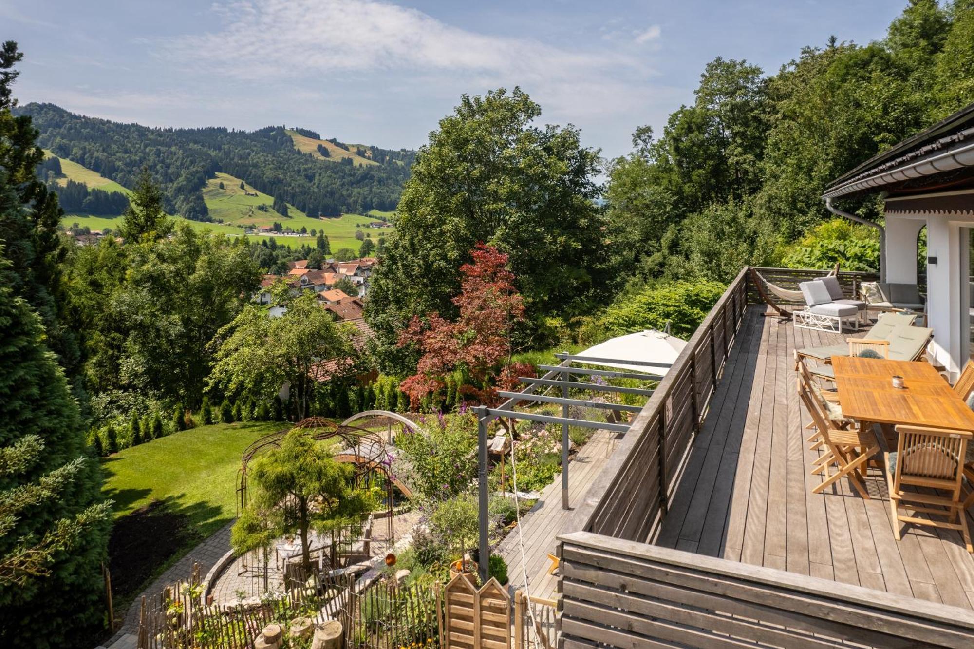 Wald Lounge Villa Oberstaufen Exteriör bild